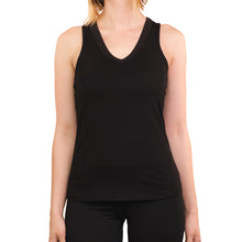 Load image into Gallery viewer, Women racerback workout tank top with built in bra