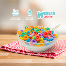 Load image into Gallery viewer, Cereal Bowl Candle - Fruit Loops Candle - Cool Gift Idea
