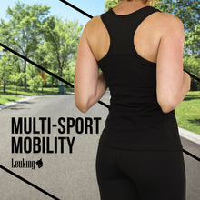Load image into Gallery viewer, Women racerback workout tank top with built in bra