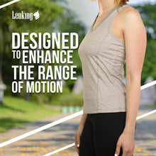 Load image into Gallery viewer, Women racerback workout tank top with built in bra