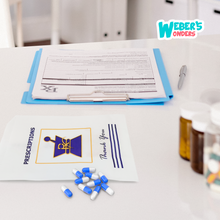 Load image into Gallery viewer, Rx Paper Prescription Bags for pharmacy 5"x10"