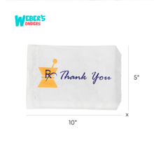 Load image into Gallery viewer, Rx Paper Prescription Bags for pharmacy 5"x10"