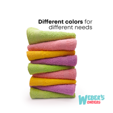 Load image into Gallery viewer, 100% Cotton Soft Washcloths 11-Pack - Assorted Colors