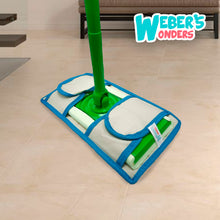 Load image into Gallery viewer, Set of 3 Microfiber Mop Pads - Reusable - Fits Swiffer