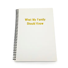Load image into Gallery viewer, After my Death planner book - Life Organizer, belongings