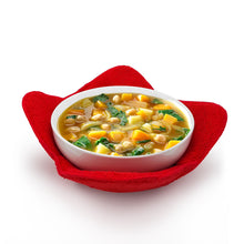 Load image into Gallery viewer, Set of 4 Microwave Bowl Huggers - Safe Soup Holders (Cozy)
