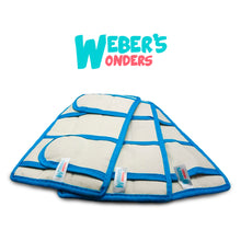 Load image into Gallery viewer, Set of 3 Microfiber Mop Pads - Reusable - Fits Swiffer