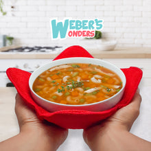 Load image into Gallery viewer, Set of 4 Microwave Bowl Huggers - Safe Soup Holders (Cozy)