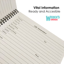 Load image into Gallery viewer, After my Death planner book - Life Organizer, belongings