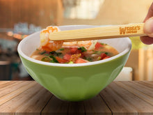 Load image into Gallery viewer, Bamboo Toast Tongs 8-Inch - Reusable Cooking Tongs