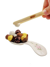 Load image into Gallery viewer, Bamboo Toast Tongs 8-Inch - Reusable Cooking Tongs