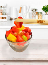Load image into Gallery viewer, Bamboo Toast Tongs 8-Inch - Reusable Cooking Tongs