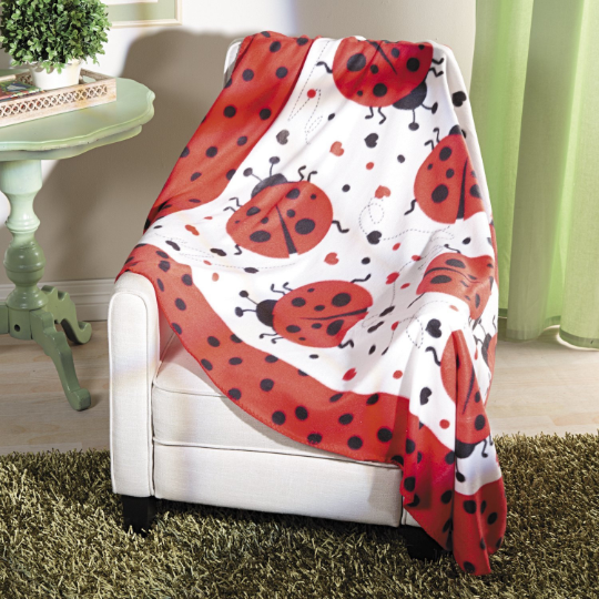 Elevate Your Comfort with the Stylish Red LV Fleece Throw Blanket