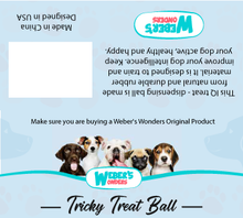 Load image into Gallery viewer, Treat Ball for Dogs - Food Dispensing Puppy Toy