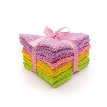 Load image into Gallery viewer, 100% Cotton Soft Washcloths 11-Pack - Assorted Colors

