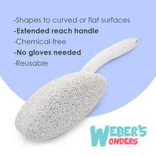 Load image into Gallery viewer, Weber’s Wonders Toilet Rings Remover - Pumice Cleaning Stone With Handle - Safe for Porcelain
